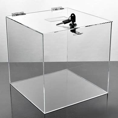 metal ballot box with lock|acrylic ballot box with lock.